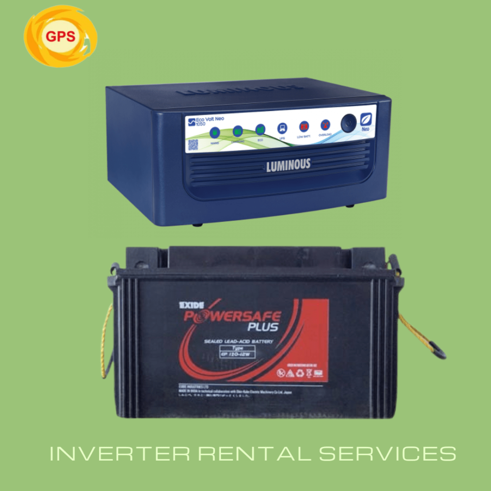 Why inverter rental is best to take - reliable power backup solution