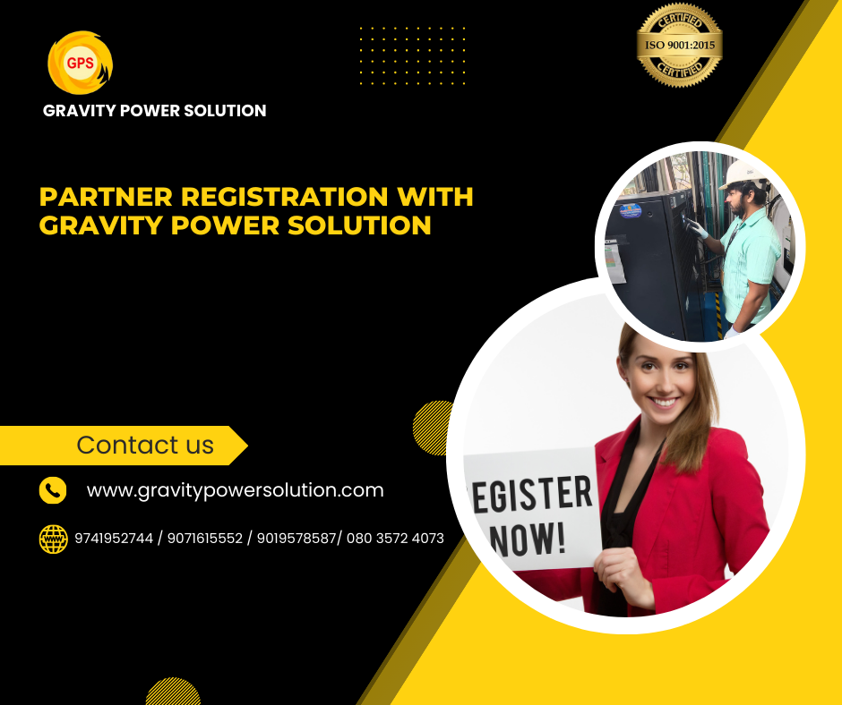 Channel Partners Registration gravity power solution