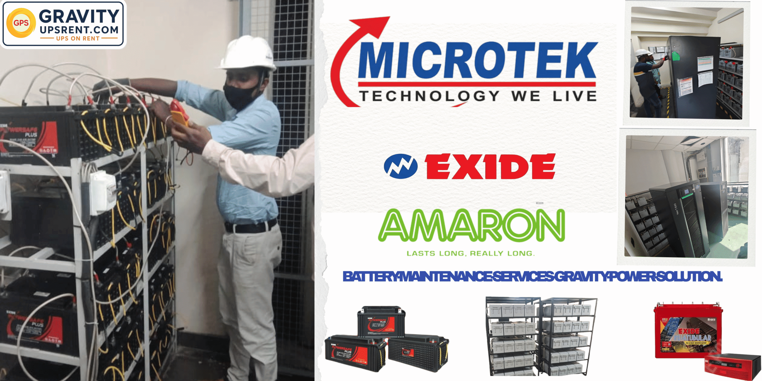 Battery and UPS maintenance workflow—safety checks, torque, thermal scanning, reporting